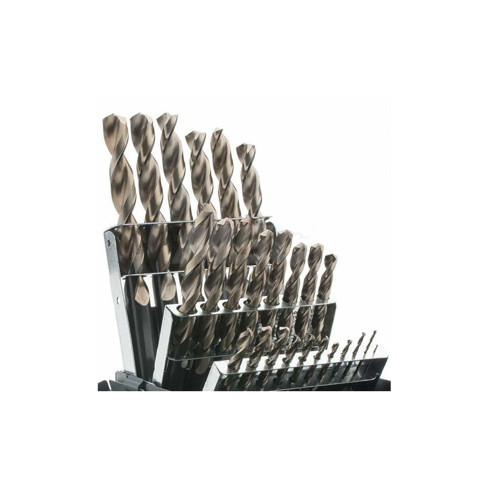 CleLine 1 to 13mm, 135° Point, Oxide/Gold Finish, High Speed Steel