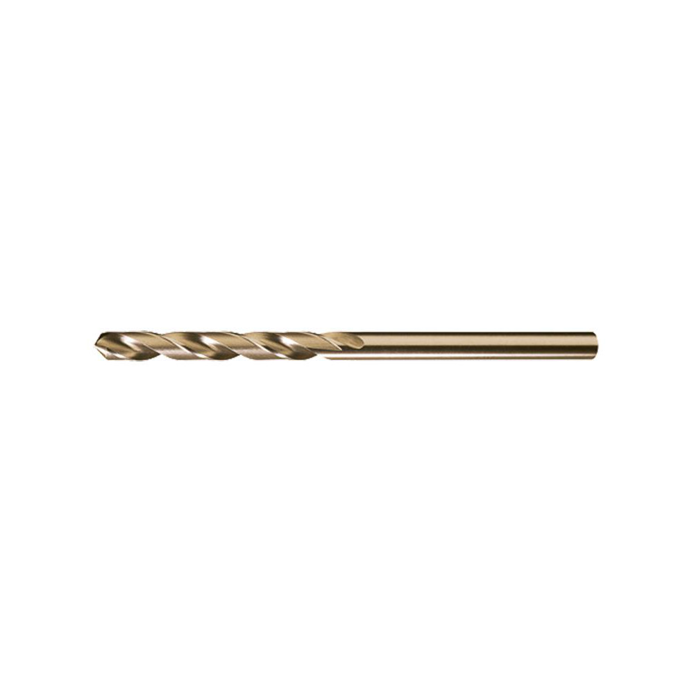 Aircraft Extension Drill Bit: #20, 135 ° Point, Cobalt - Straw Finish, 2-1/8" Flute Length, Spiral Flute, Series 3722-6