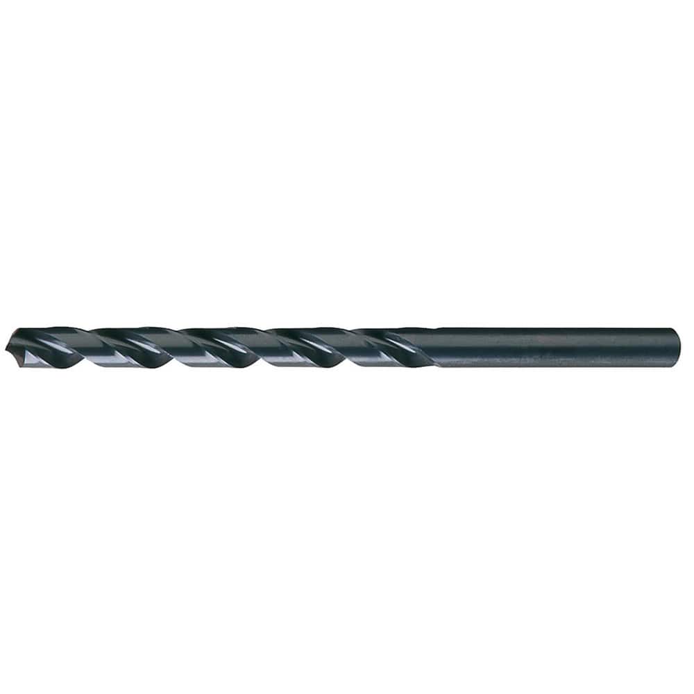 Straight Shank 8.8mm Dia Split Point High Speed Steel Twist Drill Bit Black 