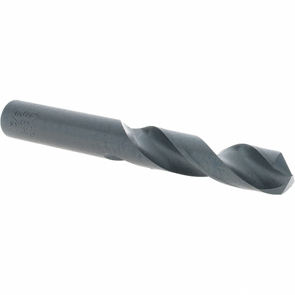 Screw Machine Length Drill Bit: 3/8" (0.3750) Dia, 135 deg, HSS