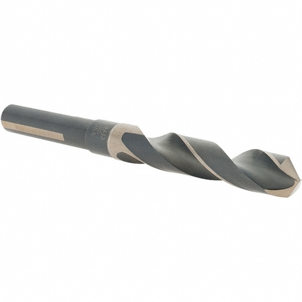 Cle-Line C17036 Reduced Shank Drill Bit: 19/32 Dia, 1/2 Shank Dia, 118 0, High Speed Steel Image