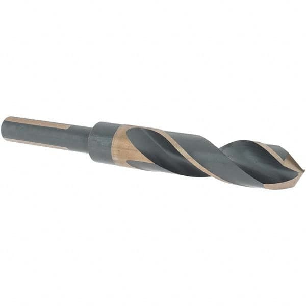 Cle-Line C21184 Reduced Shank Drill Bit: 0.7874 Dia, 1/2 Shank Dia, 118 0, High Speed Steel 