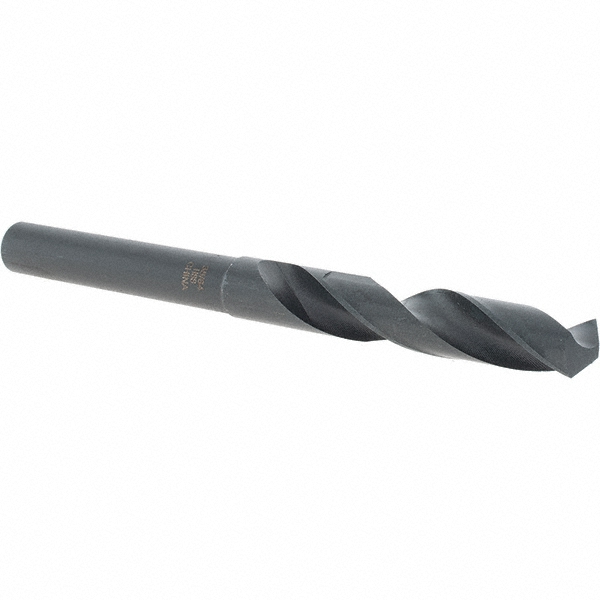 Reduced Shank Drill Bit: 35/64'' Dia, 1/2'' Shank Dia, 118 °, High Speed Steel