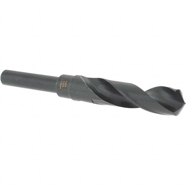 Cle-Force C68648 Reduced Shank Drill Bit: 49/64 Dia, 1/2 Shank Dia, 118 0, High Speed Steel 
