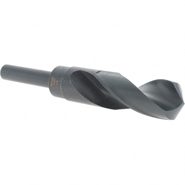 Cle-Force C68663 Reduced Shank Drill Bit: 1 Dia, 1/2 Shank Dia, 118 0, High Speed Steel 