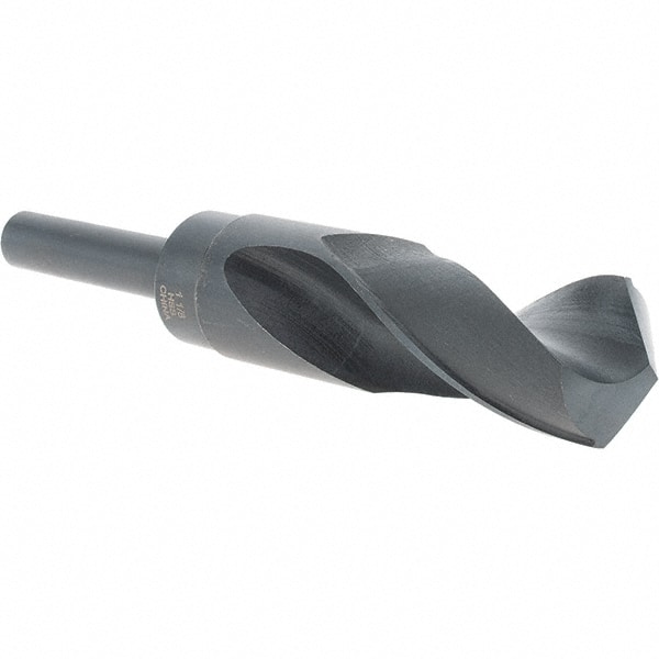 Cle-Force C68666 Reduced Shank Drill Bit: 1-1/8 Dia, 1/2 Shank Dia, 118 0, High Speed Steel 