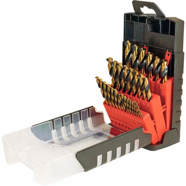 CleForce Drill Bit Set Maintenance Length Drill Bits, 29 Pc, 0.0625