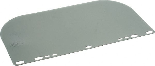 Face Shield Windows & Screens: Replacement Window, Green, 8" High, 0.04" Thick