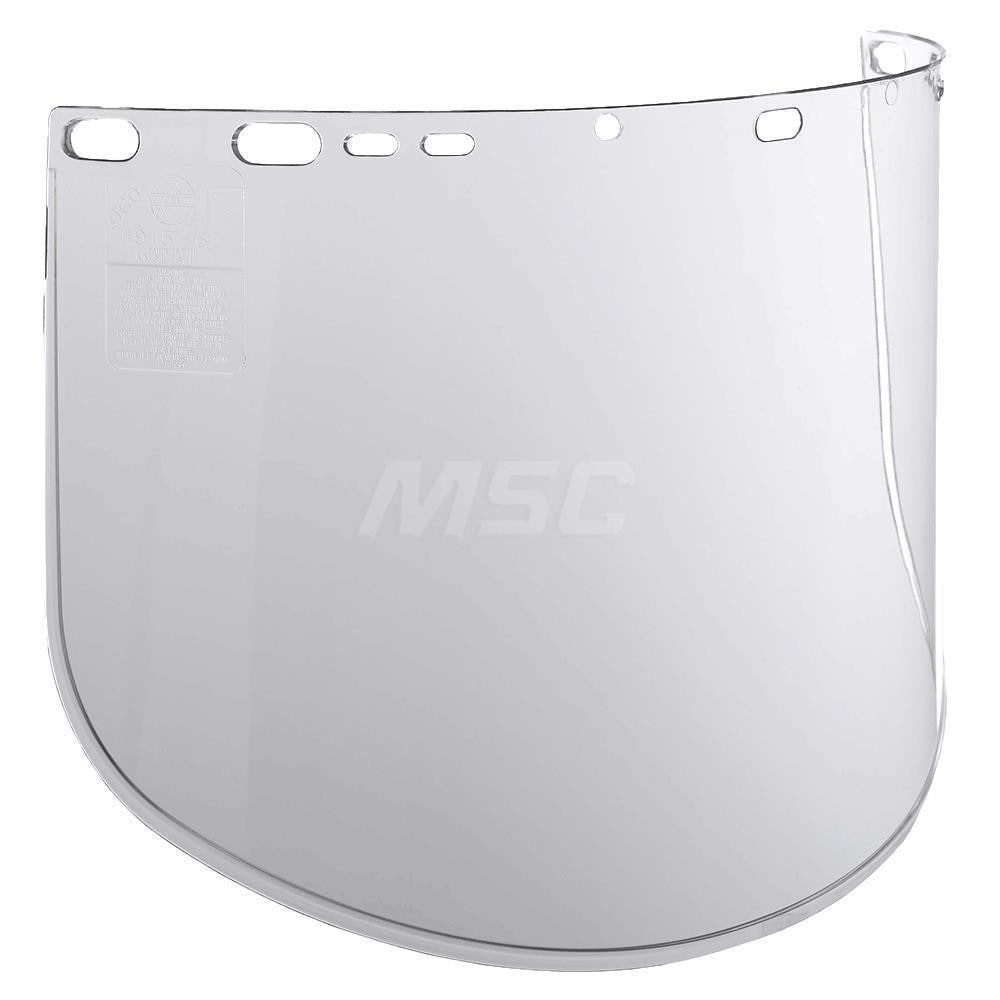 Face Shield Windows & Screens: Replacement Window, Clear, 9" High, 0.06" Thick