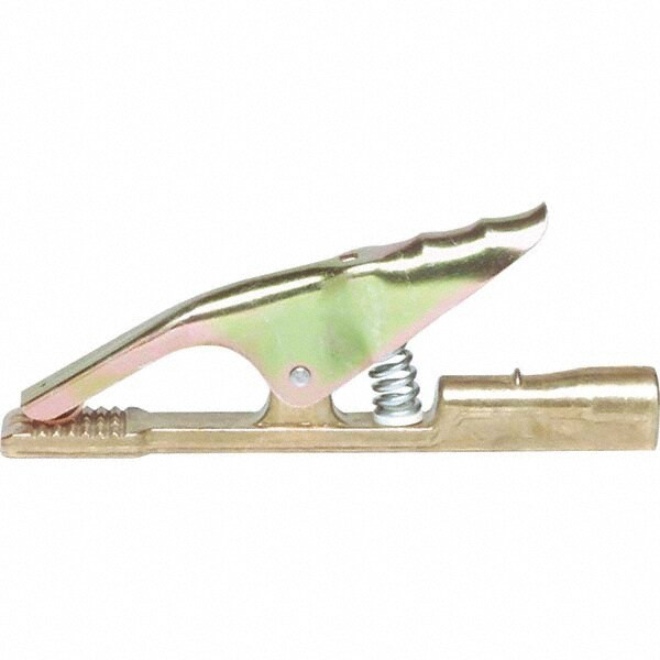 Welding Ground Clamps; Type: Ground Clamp ; Clamp Type: Ground Clamp ; Jaw Opening: 1-5/8 (Inch); Jaw Depth: 1-5/8 (Inch); Material: Copper Alloy ; Length (Inch): 11-1/2; 11-1/2 in
