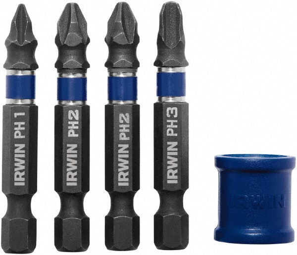 Irwin - 5 Piece, Phillips Handle, Power Bit Set - 57664906 - MSC