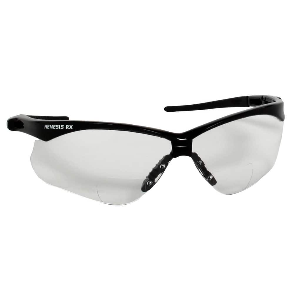 Magnifying Safety Glasses: +3, Clear Lenses, Scratch Resistant, ANSI Z87.1-2010