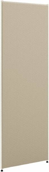 Fabric Panel Partition: 60" OAW, 72" OAH, Gray