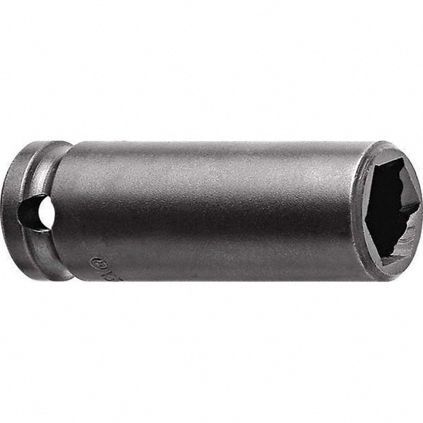 Impact Socket: 1/2" Drive, 15/16" Socket, Hex Drive