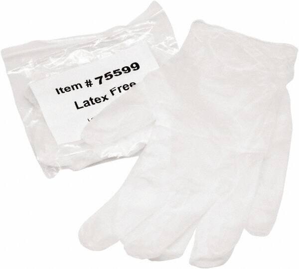 First Aid Applicators; Product Type: Disposable Gloves ; Applicator Type: Disposable Gloves ; Material: Vinyl ; Width (Inch): 5 ; Glove Size: Large ; Unitized Kit Packaging: No