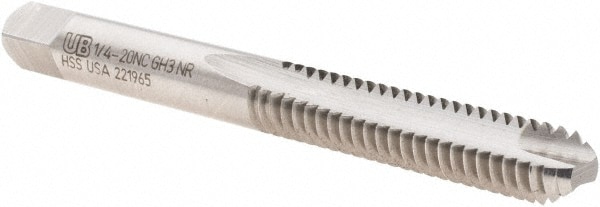 1//4-36 2 FLUTE HIGH SPEED STEEL SPIRAL POINT PLUG TAP