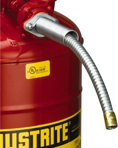 Justrite. 11078 9 Inch Long, Safety Can Metal Flexible Nozzle 