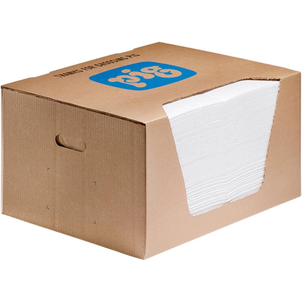 Pads, Rolls & Mats; Product Type: Pad ; Application: Oil Only ; Overall Length (Inch): 20in ; Width (Decimal Inch - 4 Decimals): 15.0000 ; Material: Polypropylene ; Fluids Absorbed: Oil; Fuel; Oil Based Liquids