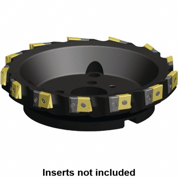 Kennametal 4136382 6" Cut Diam, 2" Arbor Hole Diam, 25.45mm Max Depth, Indexable Square-Shoulder Face Mill Image