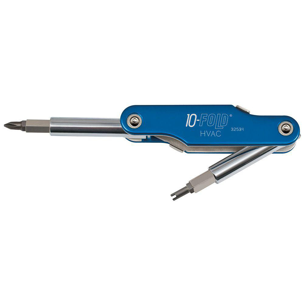10-in-1 Folding Screwdriver: #1, #2 - Not Tether Capable