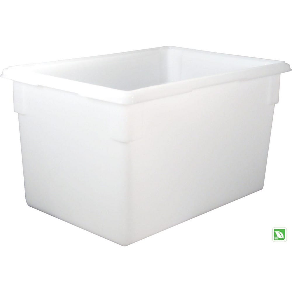 Rubbermaid FG350100WHT 18 x 26 x 15 White Plastic Food Box 