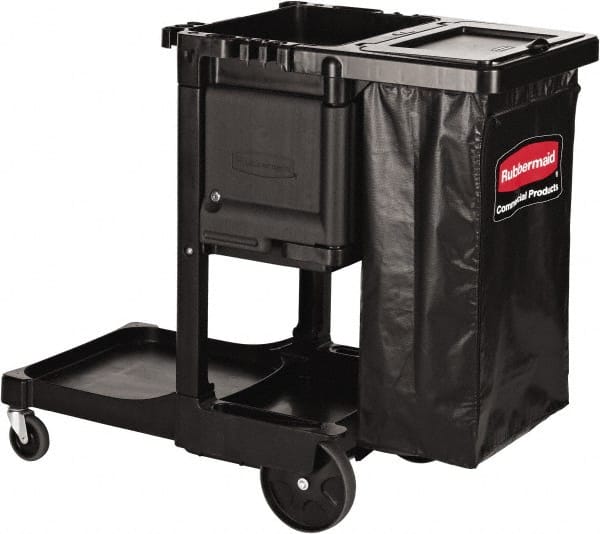 Rubbermaid 1861430 Aluminum & Structural Web Plastic Janitor Cart 