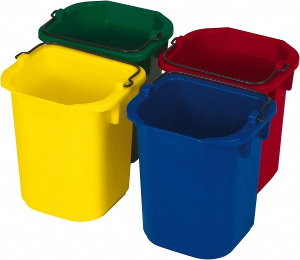 yellow plastic pail