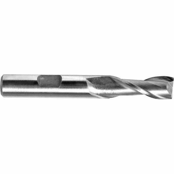 Melin Tool - Square End Mill: 8.00 mm Dia, 2 Flute, Cobalt