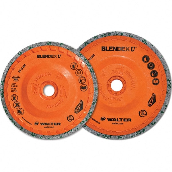 WALTER Surface Technologies 07U451 Deburring Disc: Fine Grade, Silicon Carbide 