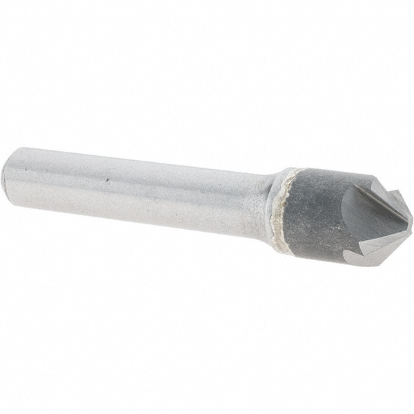 Melin Tool 18973 1/2" Head Diam, 3/8" Shank Diam, 4 Flute 100° Solid Carbide Countersink Image