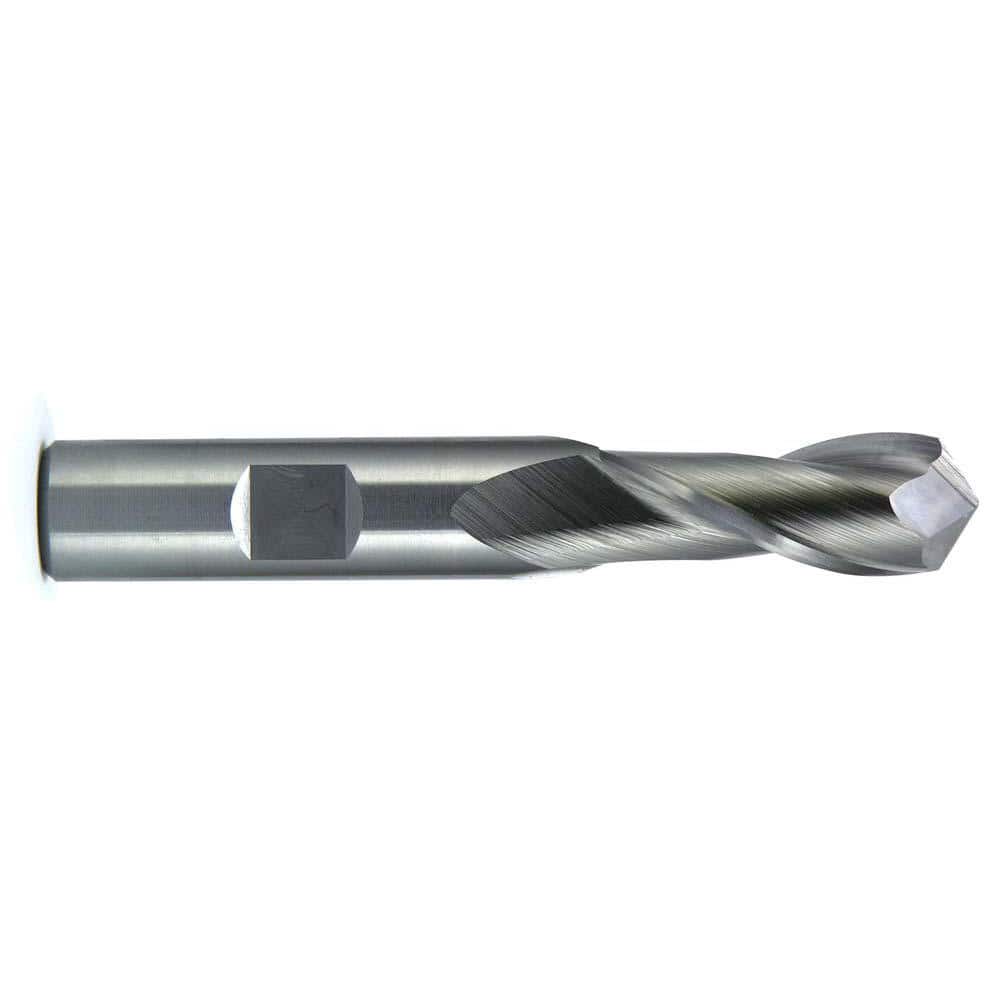 Melin Tool 16043 Drill Mill: 3/4" Dia, 1-11/16" LOC, 2 Flutes, 120 ° Point, Cobalt 