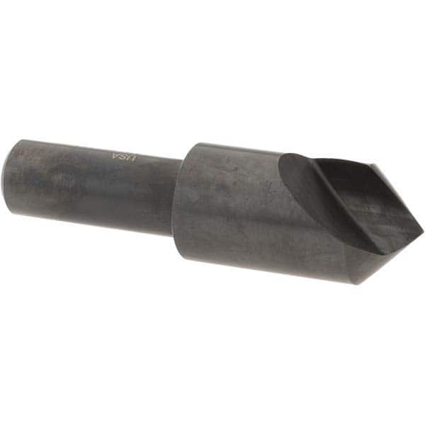 Melin Tool 18033 3/4" Head Diam, 1/2" Shank Diam, 1 Flute 90° High Speed Steel Countersink 