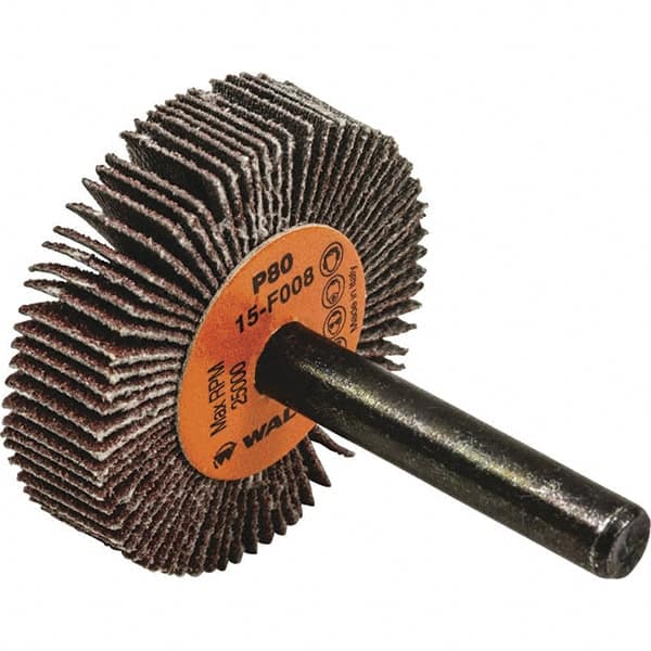 8000 Maximum RPM Walter Two-in-One Abrasive Flap Wheel Grit 180 Aluminum Oxide 3 Diameter 1-1/2 Face Width Walter Surface Technologies 15E654 1-1/2 Face Width 3 Diameter Pack of 10 Threaded Hole 