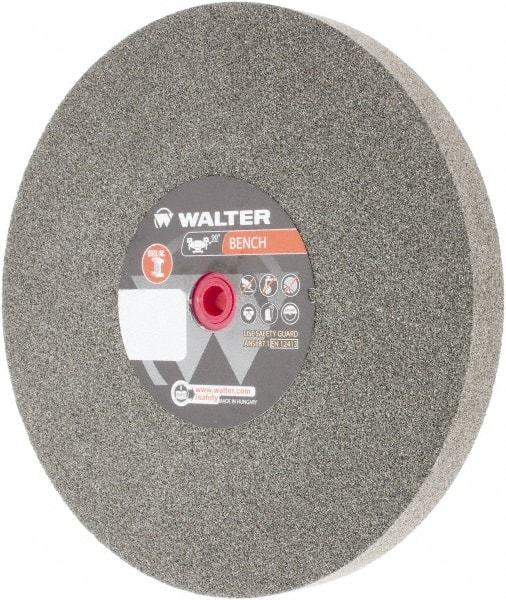 WALTER Surface Technologies 12E647 Bench & Pedestal Grinding Wheel: 10" Dia, 1" Thick, 1" Hole Dia, Aluminum Oxide 