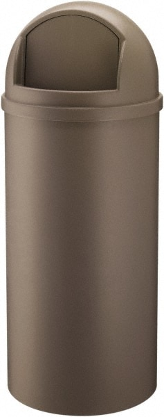 Rubbermaid - Trash Can: 44 gal, Round, Gray - 88097126 - MSC