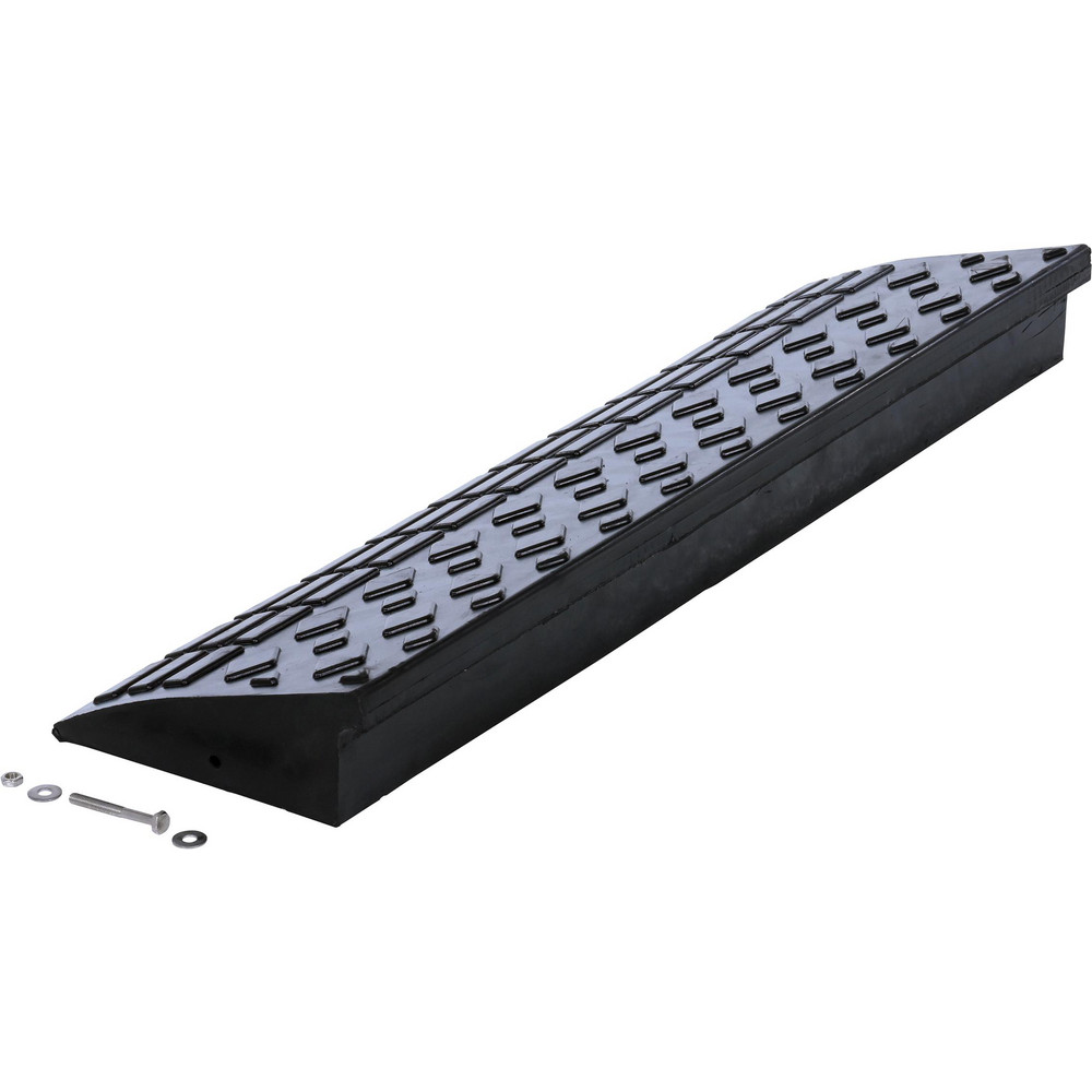 Vestil 9.68" Long x 347/8" Wide, Rubber Rubber Ramp 57894040 MSC