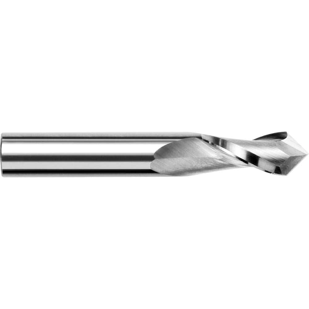 Harvey Tool 15332-2 Drill Mill: 1/2" Dia, 1" LOC, 2 Flutes, 90 ° Point, Solid Carbide 