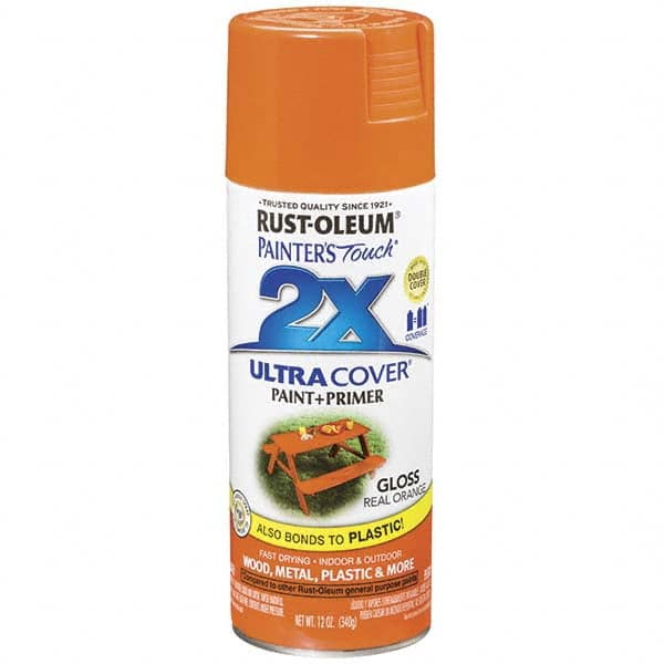 Rust-Oleum - Rustproof Enamel Spray Paint: Stainless Steel, Gloss, 15 oz -  41969460 - MSC Industrial Supply