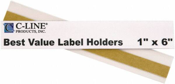 Label Holder: Use With Shelves, Drawers, Files, Bins & More