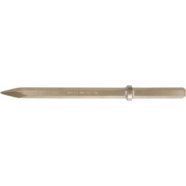 Hammer & Chipper Replacement Chisel: Point, 21" OAL, 3/4" Shank Dia