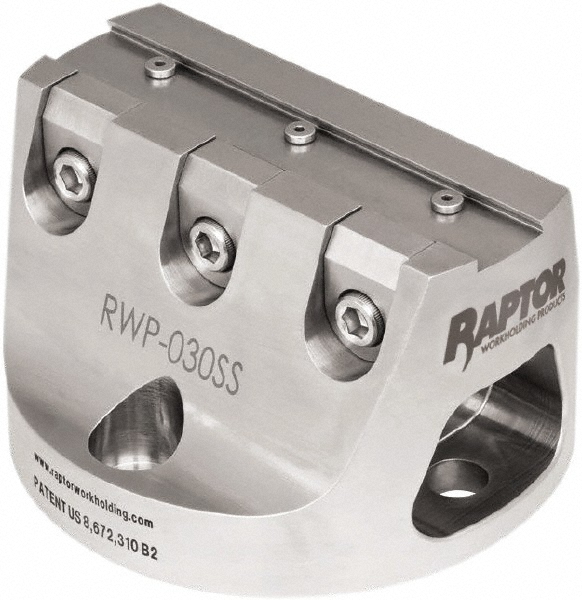 Raptor Workholding 3/4" Jaw Width, 3" High Dovetail Vise 58146556