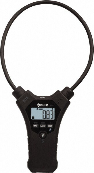 Wireless Clamp Meter: CAT IV, 18" Jaw, Flex Jaw