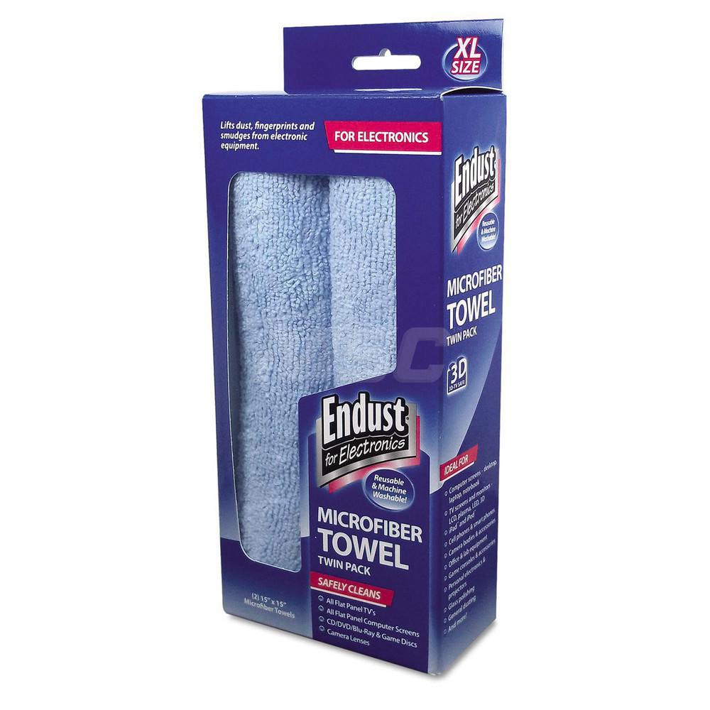 Large-Sized Microfiber Towels Two-Pack, 15 x 15, Unscented, Blue, 2/Pack Large-Sized Microfiber Towels Two-Pack, 15 x 15, Unscented, Blue, 2/Pack