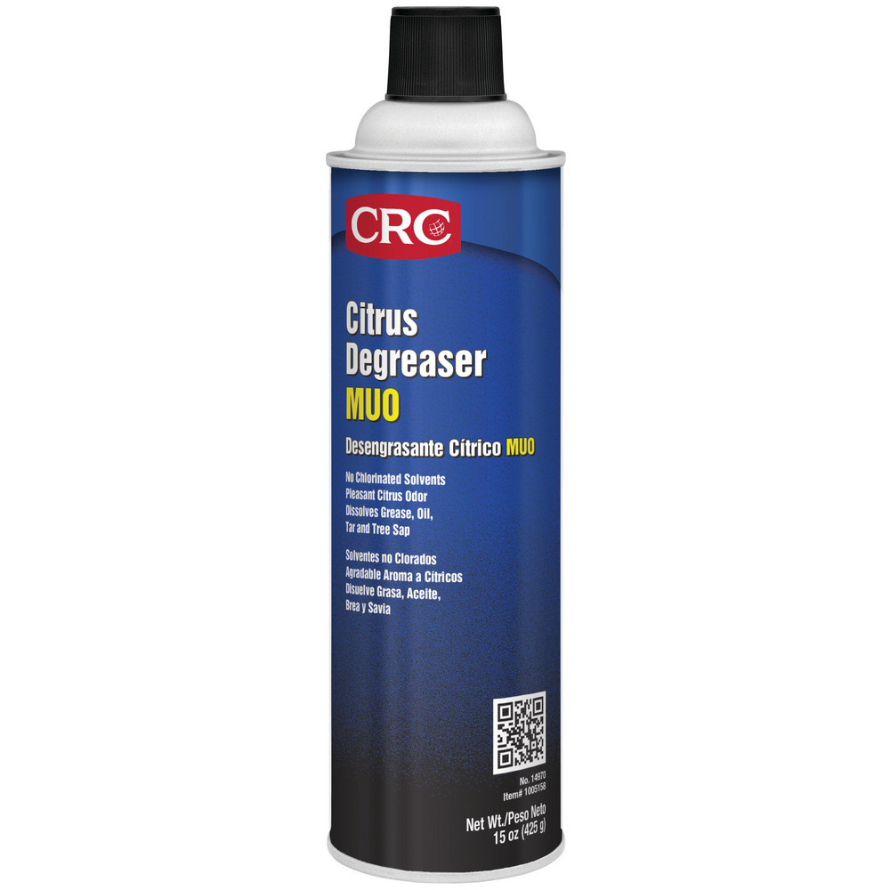 Citrus Degreaser MUO (Manufacturing Use Only), 15oz - Aerosol, Petroleum Distillate & d-Limonene Solvent, Citrus Scent, for Air Tools, Bearings, Chains, Clutches, Compressors, Generators, Mechanical Brakes, Molds, Motors & Wire Ropes