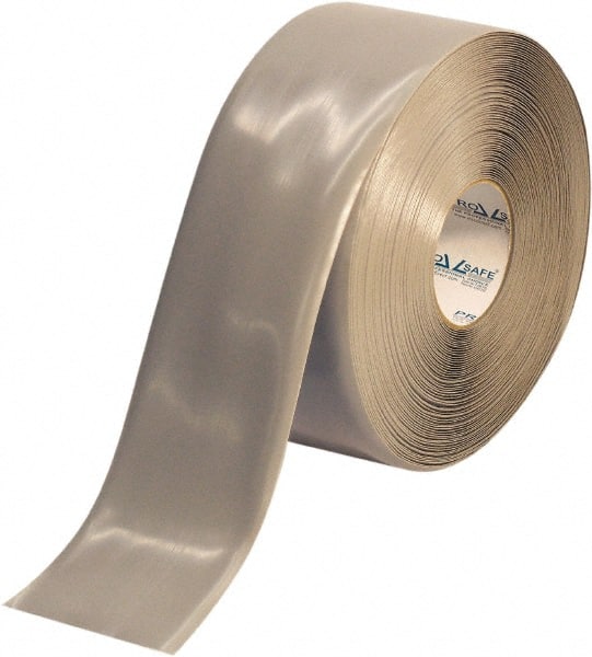 Floor & Aisle Marking Tape: 4" Wide, 100' Long, 50 mil Thick, Polyvinylchloride