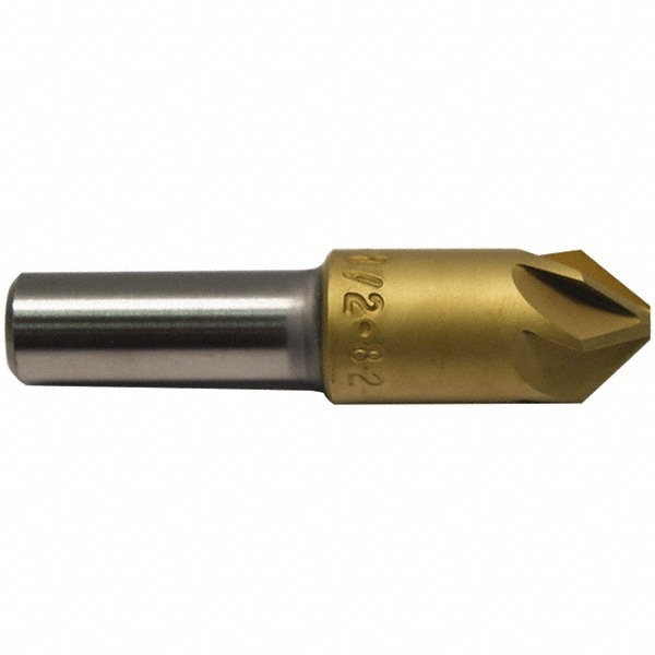 M.A. Ford. 79T075003 3/4" Head Diam, 1/2" Shank Diam, 6 Flute 90° High Speed Steel Countersink Image