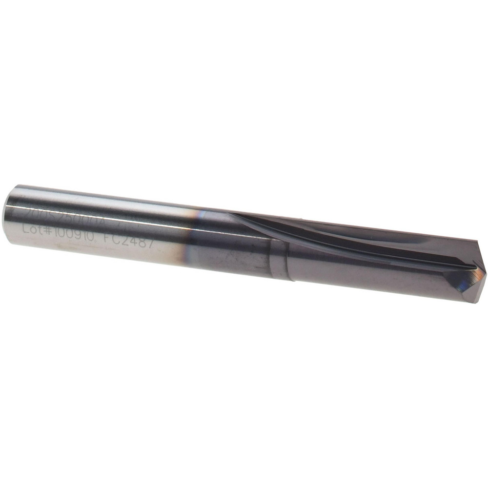Spotting Drill: 1/4" Dia, 145 ° Point, 2" OAL, Solid Carbide