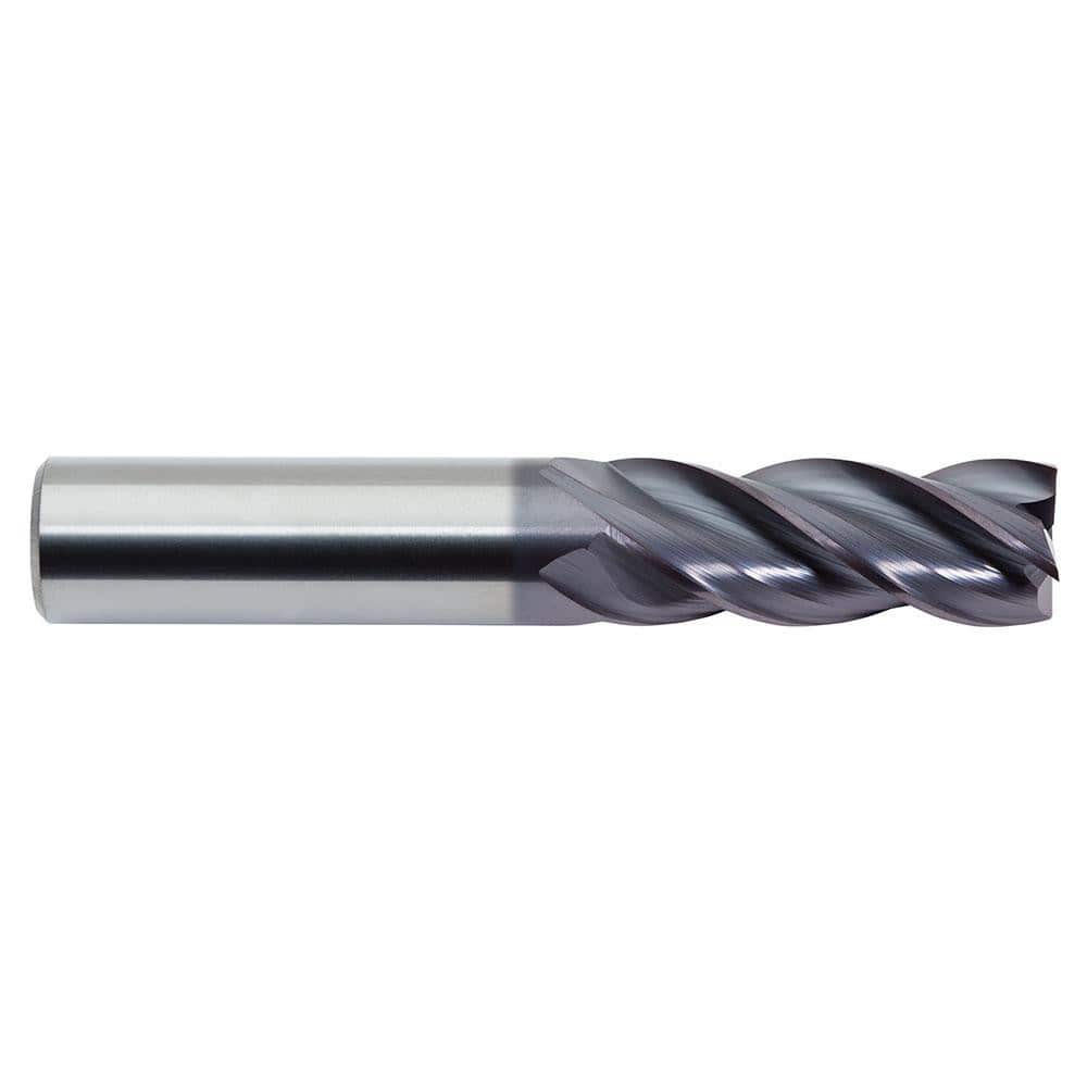 M.A. Ford. 17737500A Square End Mill: 3/8 Dia, 3/8 LOC, 3/8 Shank Dia, 2 OAL, 4 Flutes, Solid Carbide 