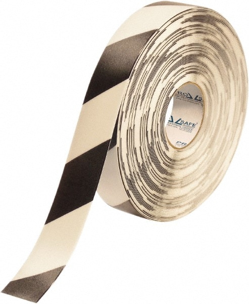 PRO-SAFE Floor & Aisle Marking Tape: 4 Wide, 100' Long, 50 Mil Thick, Polyvinylchloride MPN:PRO-4RY