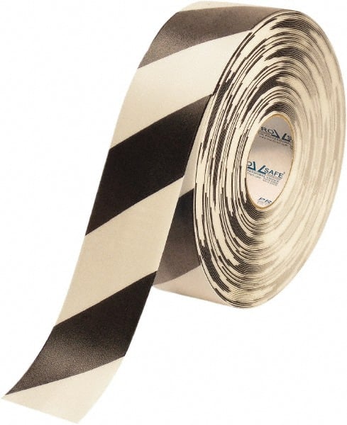 PRO-SAFE PRO-3RWCHV Floor & Aisle Marking Tape: 3" Wide, 100 Long, 50 mil Thick, Polyvinylchloride 